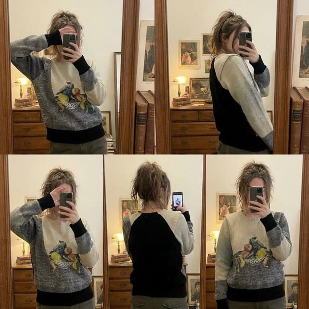 토가 아카이브 아트 니트