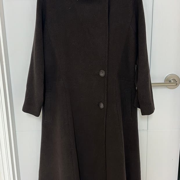 히로코코시노 울 캐시미어 코트 44-66