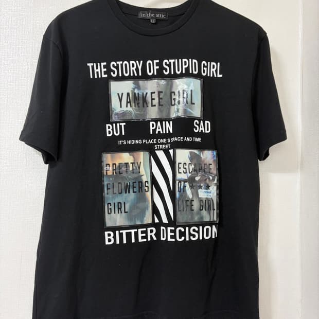 in the attic hologram graphic tshirts