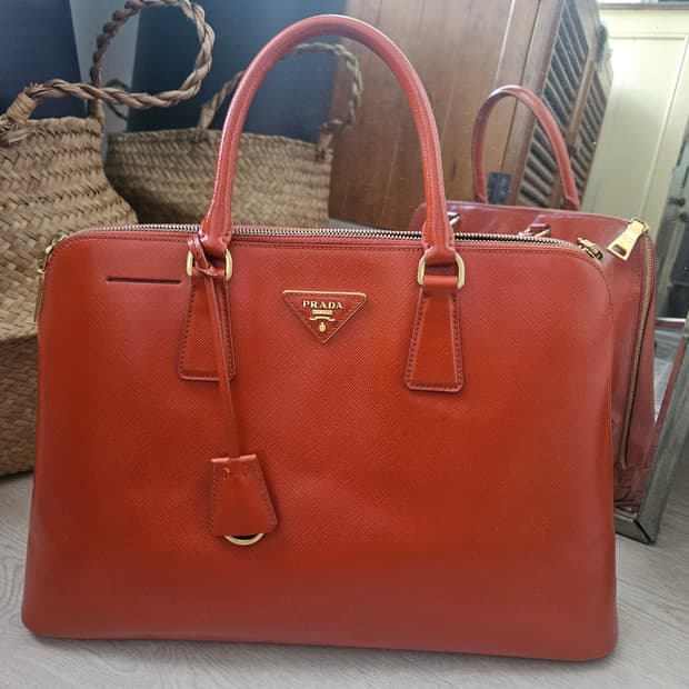 프라다 사피아노 토드백 상태최상 정품