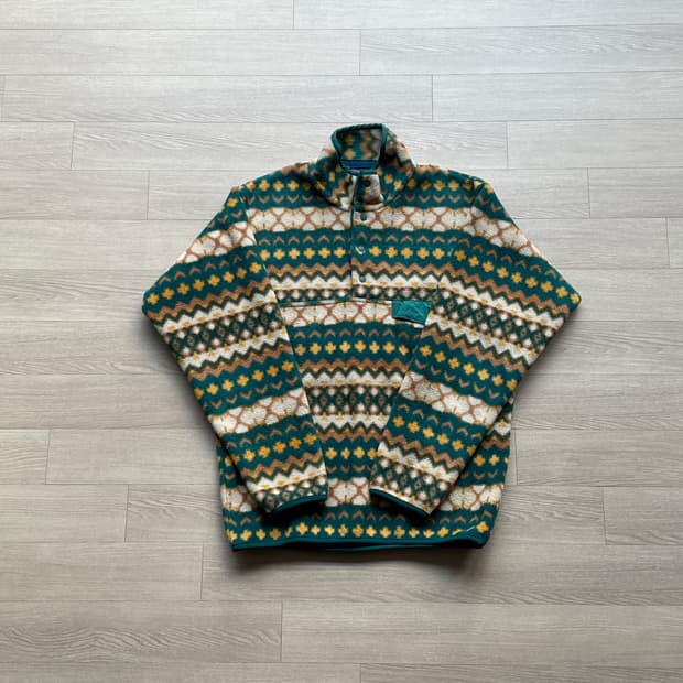 파타고니아 신칠라 네이티브 아즈텍  꿀벌 빈티지 patagonia