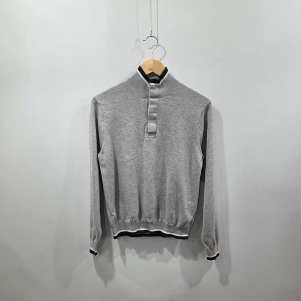 브룩스브라더스 우먼 풀오버 하프버튼 니트 S