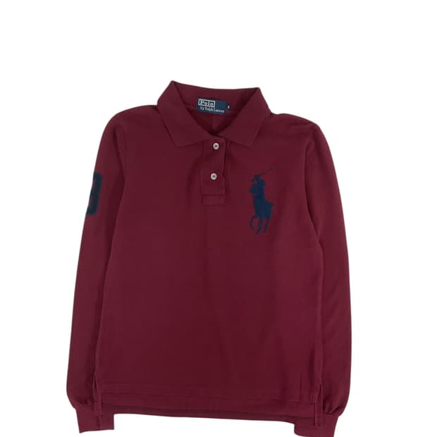 폴로 럭비 카라티 버건디 (s)