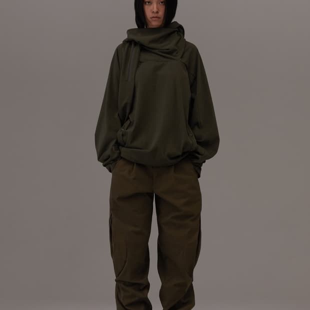 hyeinseo scarf hoodie 1size