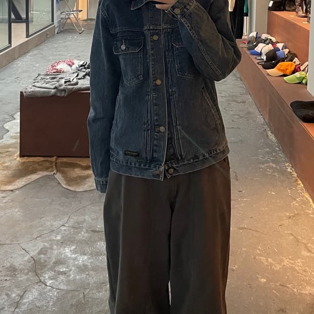커버낫 데님 트러커 자켓 H752