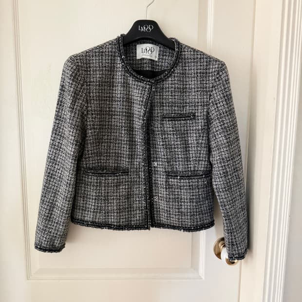 엘무드 트위드 자켓 36