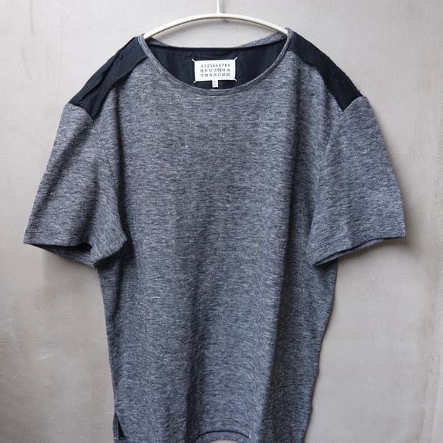 Maison margiela 숄더 디테일 반팔 티셔츠 52