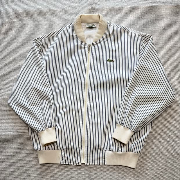 라코스테 빈티지 스트라이프 자켓