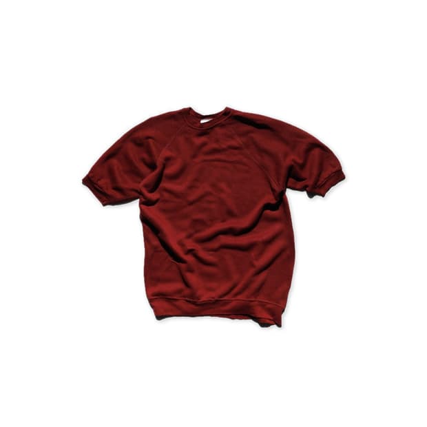 80s 시어스 숏 슬리브 스웻셔츠