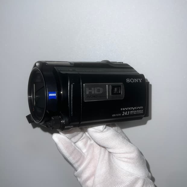 sony hdr-pj710 프로젝터 캠코더 (오류)