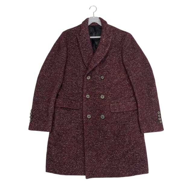 솔리드옴므 알파카 모헤어 더블 코트