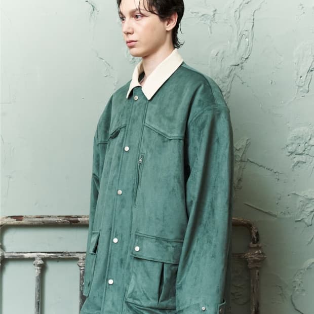 호노 스웨이드 워크 자켓 그린