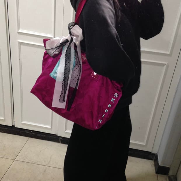 Coach pink big shoulder bag💓