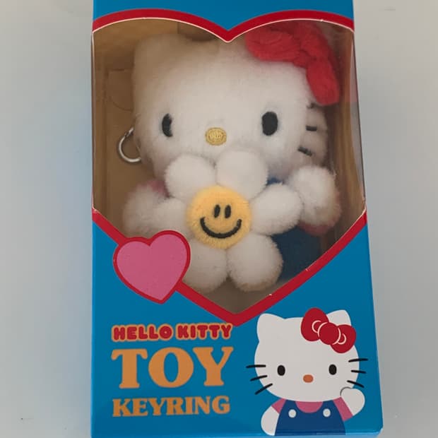 (새상품) 위글 위글 키티 키링