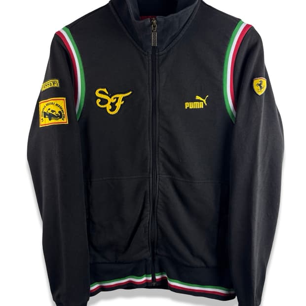 puma x ferrari BLK track jacket4764