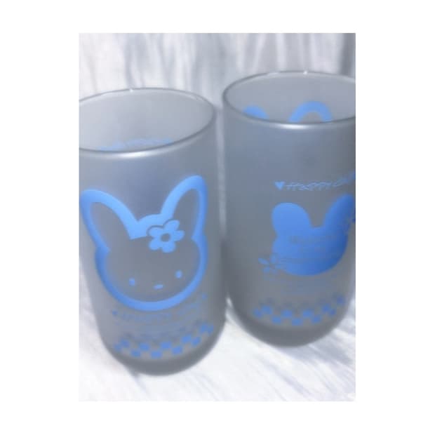 Happy Day Rabbit Glass