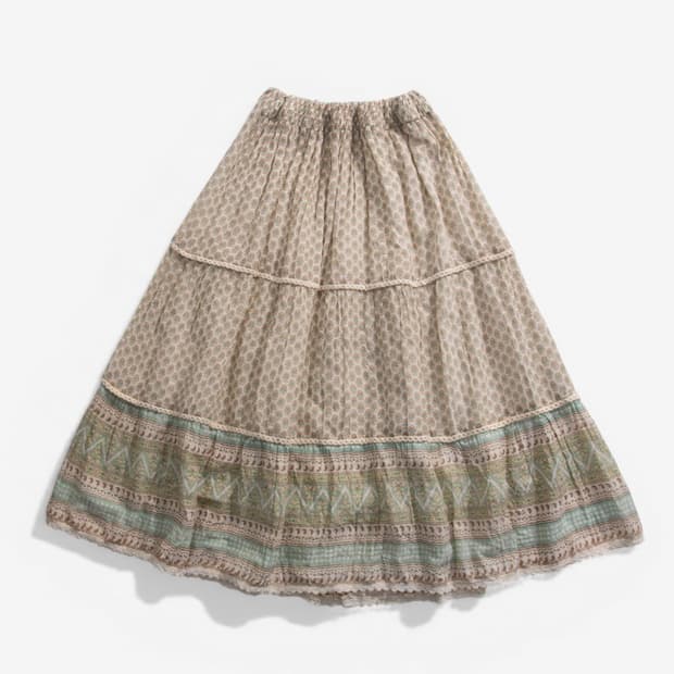 Navy natural 모리걸 치마