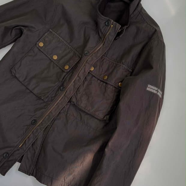 [100] 스톤아일랜드 데님스 가먼트 다잉 필드 자켓