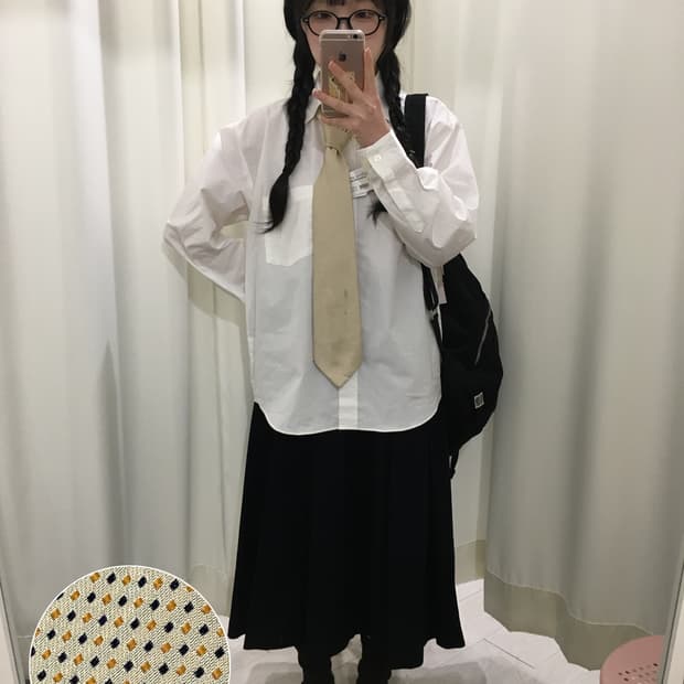 도쿄룩 셔츠 +넥타이 상의 세트