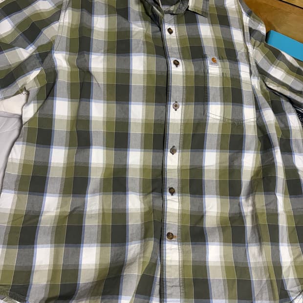 칼하트 체크 셔츠 반팔