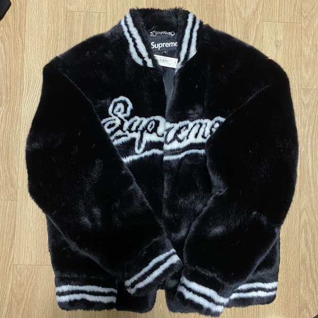 슈프림 포우 퍼 자켓 m