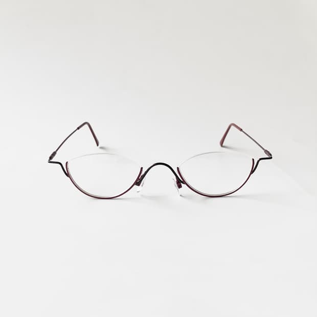 885 데드스탁 빈티지안경 역반무테 초경량 미니멀 긴다리 픽키