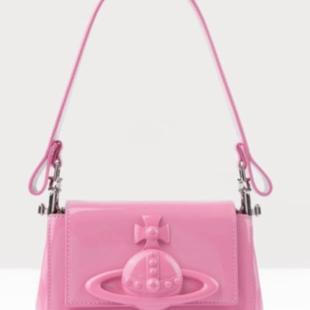 비비안웨스트우드 헤이즐 토트백 숄더백 핑크 M 구함