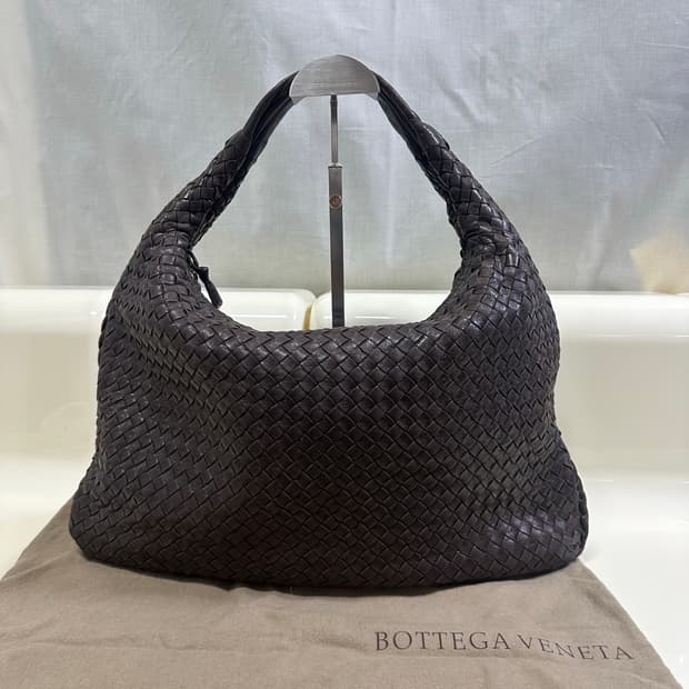 [A 정품] 보테가베네타 호보백 미디움 다크브라운