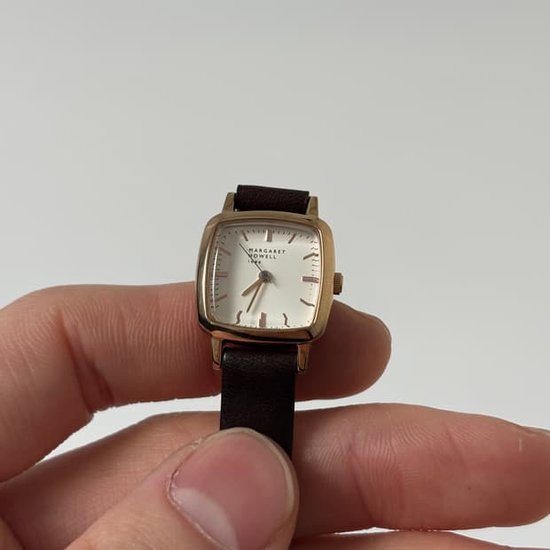 Gold Square Ladies Quartz