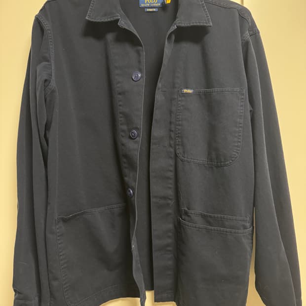 [QR인증]폴로랄프로렌 유틸리티 초어자켓 프렌치워크자켓 네이비 L사이즈