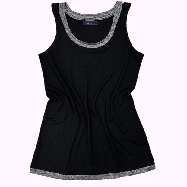 layered detail sleeveless