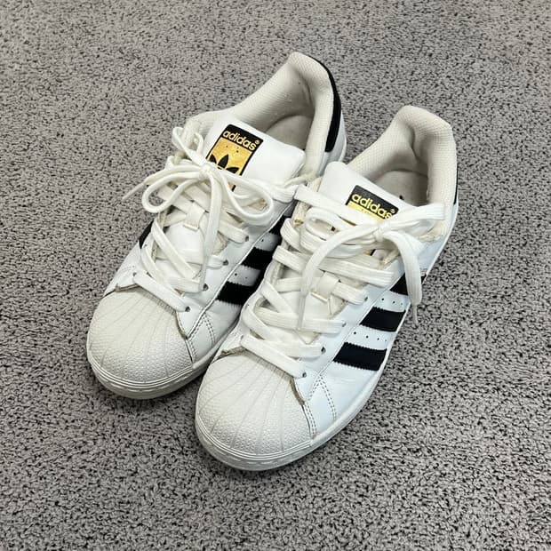 (220) 아디다스 슈퍼스타 파운데이션 흰검