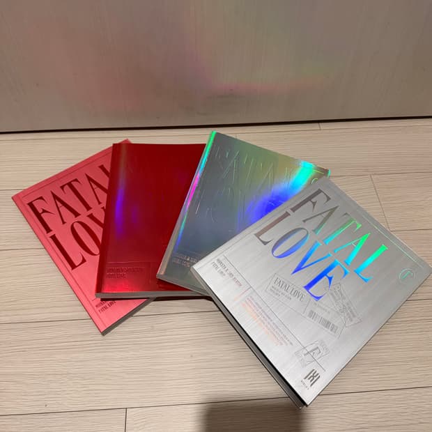 몬스타엑스 3집 [FATAL LOVE] 4세트 일괄