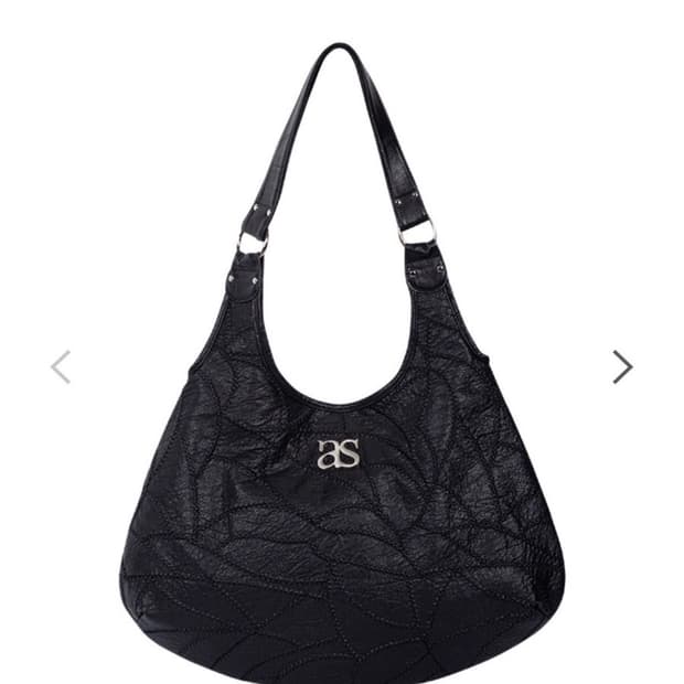 애즈온 베키 숄더백 블랙