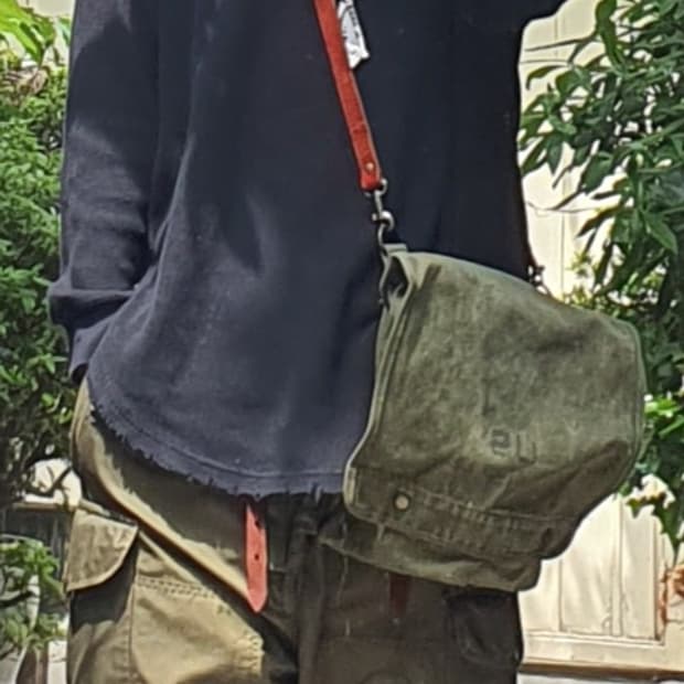 70s 빈티지 캐나다군 윈드팬츠 빈티지 커스텀