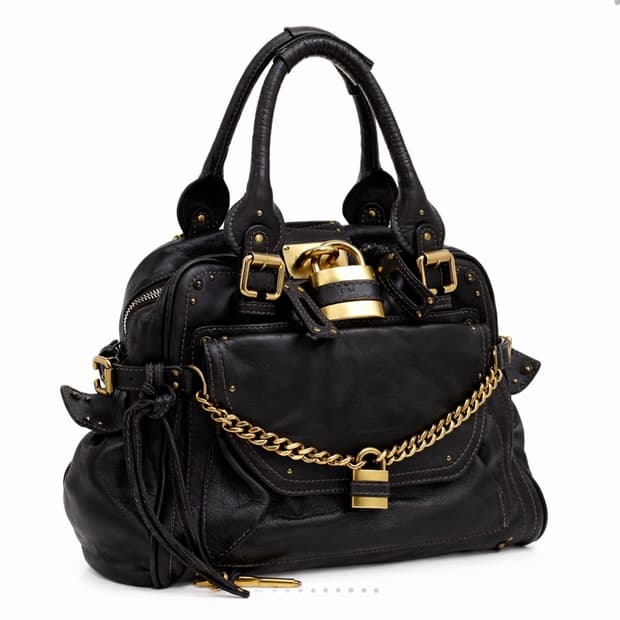 끌로에 패딩턴 블랙 금장 정품