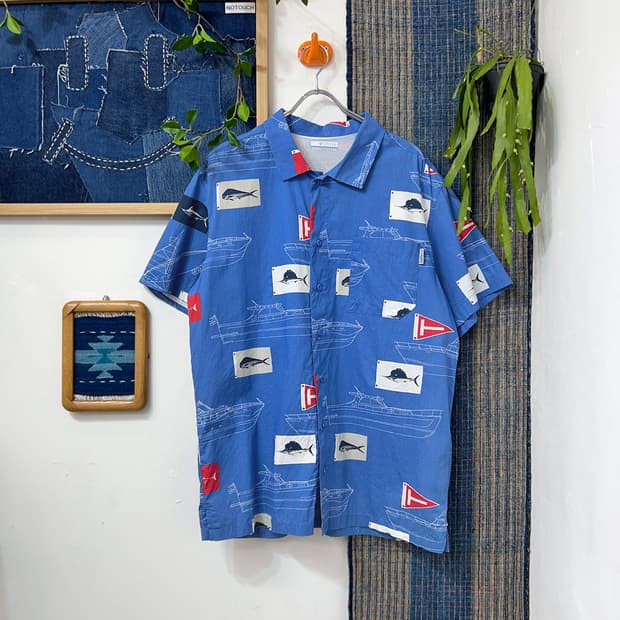 COLUMBIA PFG  Fishing Camp Shirt