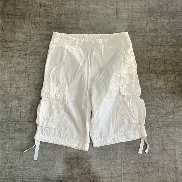 Uniqlo 유니클로 올드스쿨아메카지 셔링카고 하프팬츠 반바지