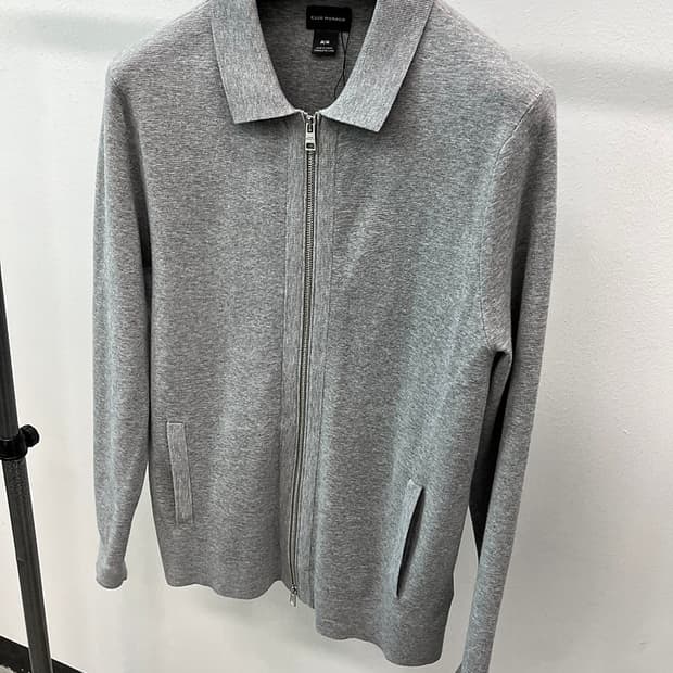 95-100) 클럽모나코 24ss 카라 니트집업 