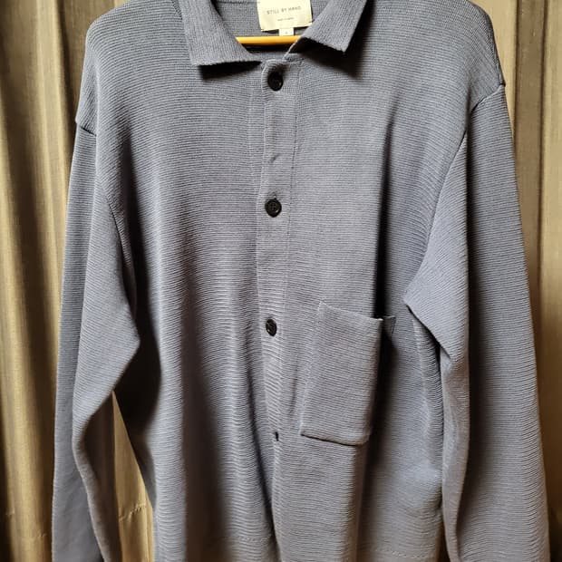 [2] 스틸바이핸드 밀라노립 니트 자켓 가디건입니다.