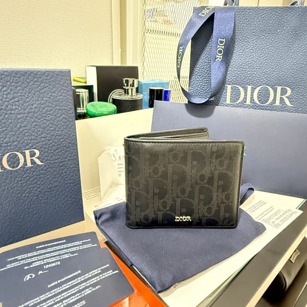 (정품) 디올오블리크 갤럭시 반지갑