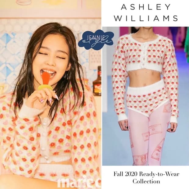 Ashley Williams floral cardigan