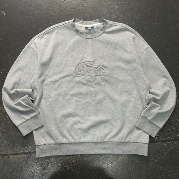 100 라코스테 빅로고 맨투맨 