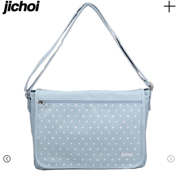 지초이 파르코 에디션 메신저백 스카이블루