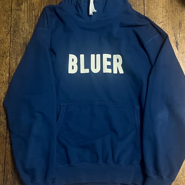 네이머클로딩 후드티 XL BLUER TEAM HOODIE DUSTY BL
