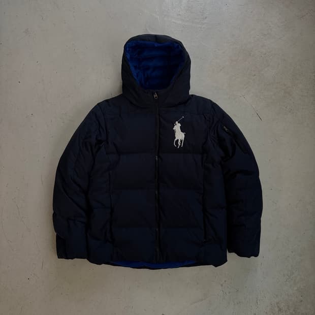 폴로 랄프로렌 빈티지 빅포니 패딩 XL