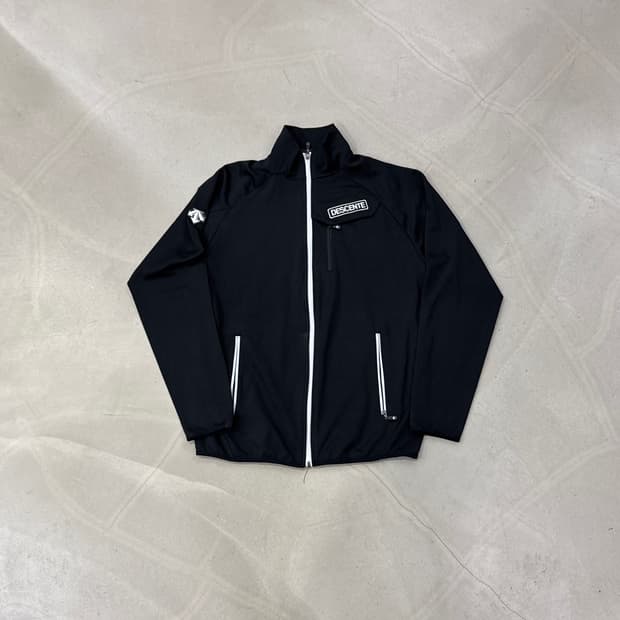 데상트 집업 블랙 XL