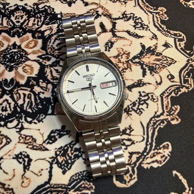 SEIKO 5 빈티지 오토매틱 시계