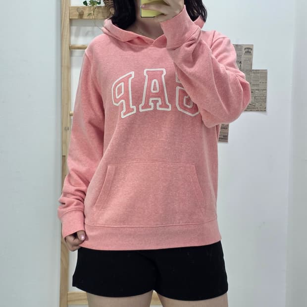 [프립]M/갭 후드티 핑크