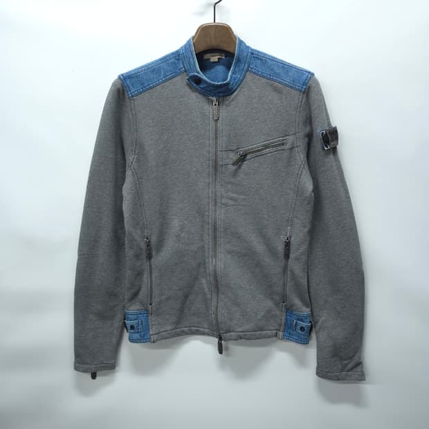 [DKNY JEANS] 데님 배색 집업 라이더 자켓 (M)